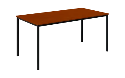 JPT 160 Jídelní stůl 1600 x 800 mm, deska třešeň šumavská / podnož černá